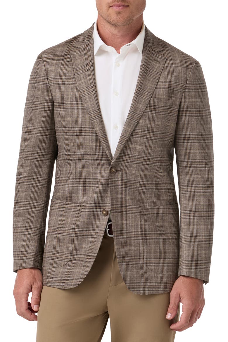 Lavelle Wool Sport Coat, Main, color, ESPRESSO MID GLEN CHECK