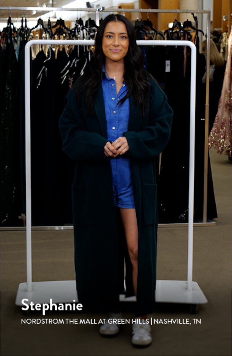 Open Front Sweater Coat, sales video thumbnail