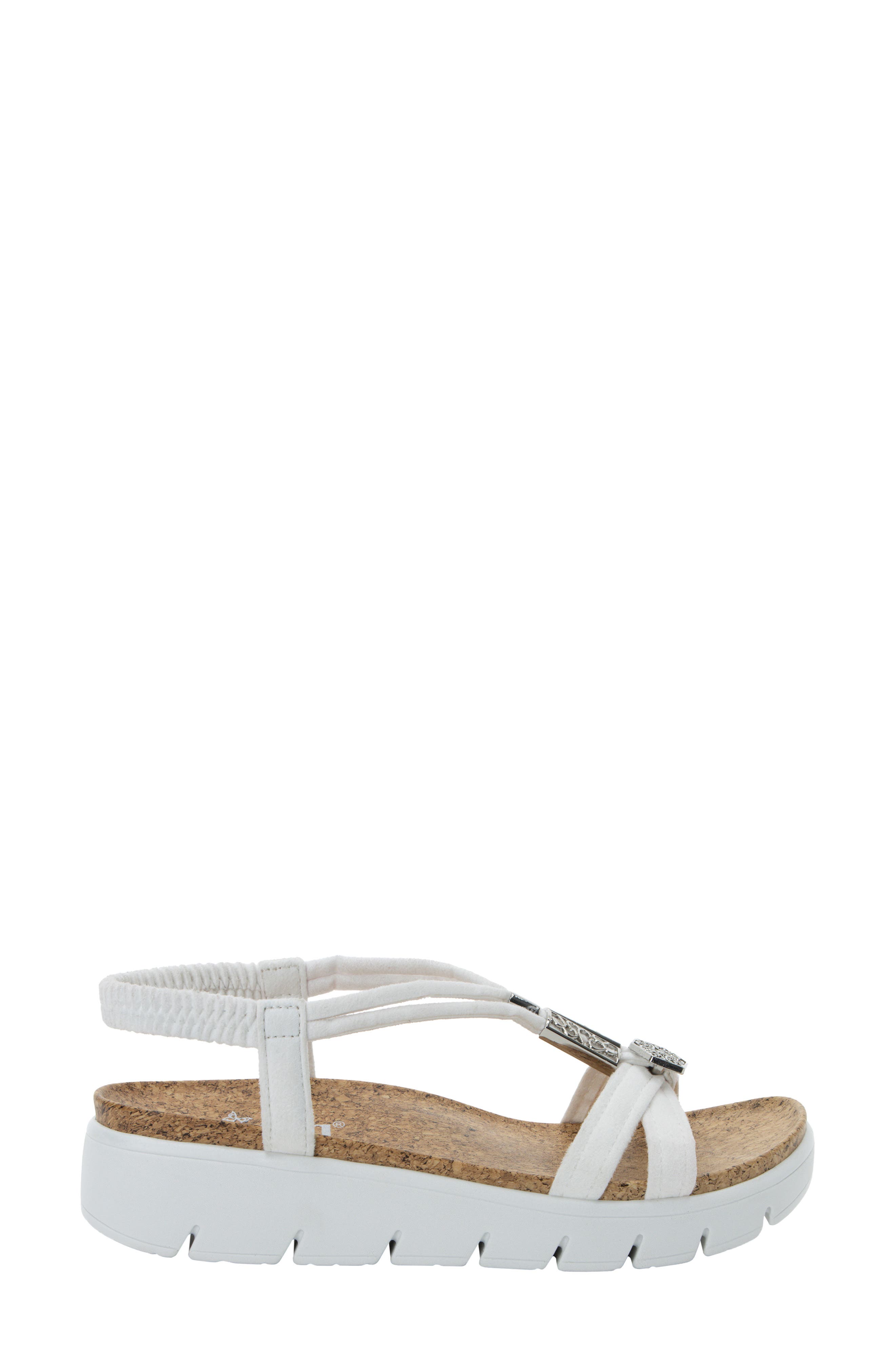 Alegria by PG Lite Roz Sandal, Alternate, color, True White