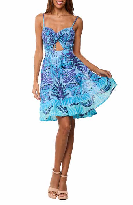 RANEES Cutout Fit & Flare Dress