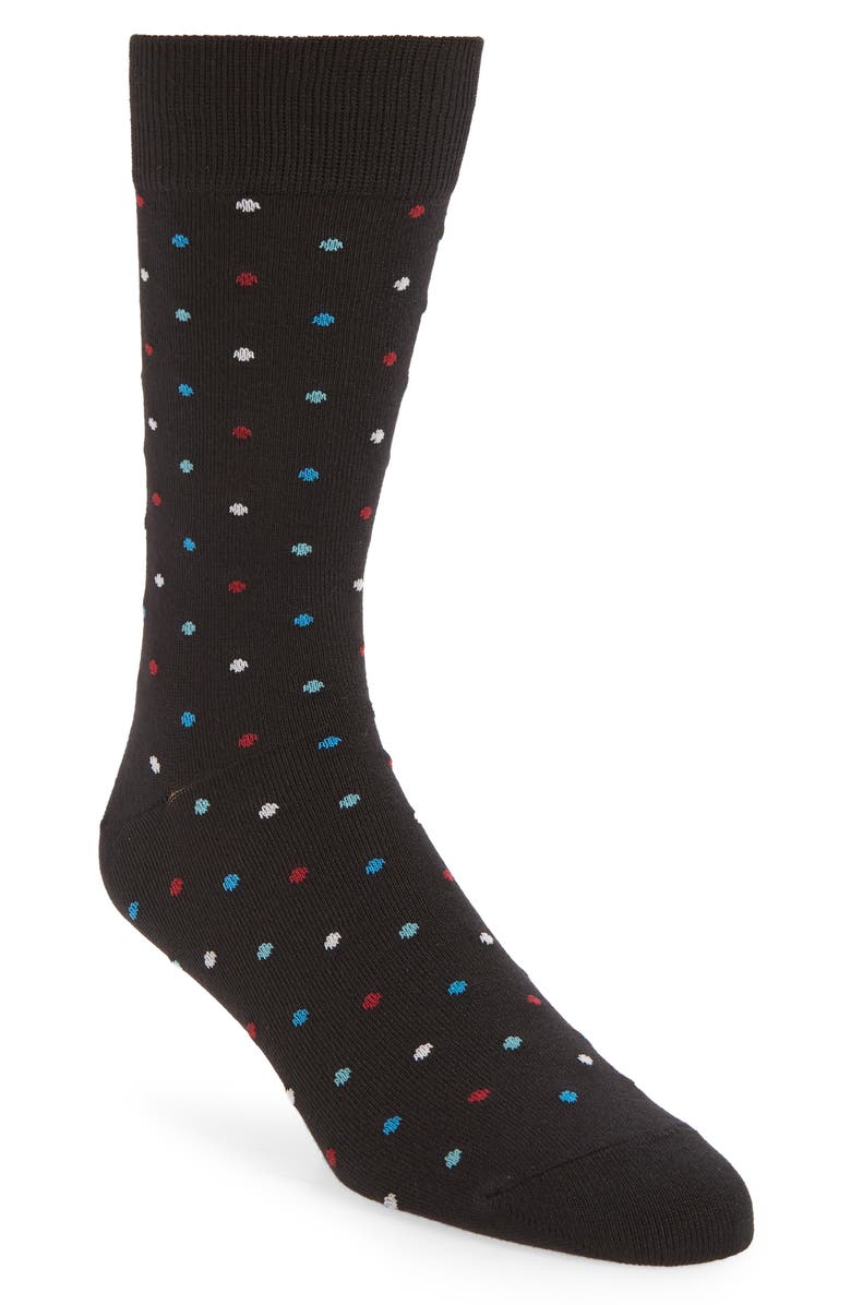 Nordstrom Men's Shop Ultra Soft Dot Socks, Main, color, 