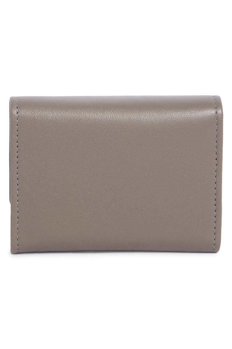 Le Pliage Xtra Leather Flap Card Case, Alternate, color, PEBBLE