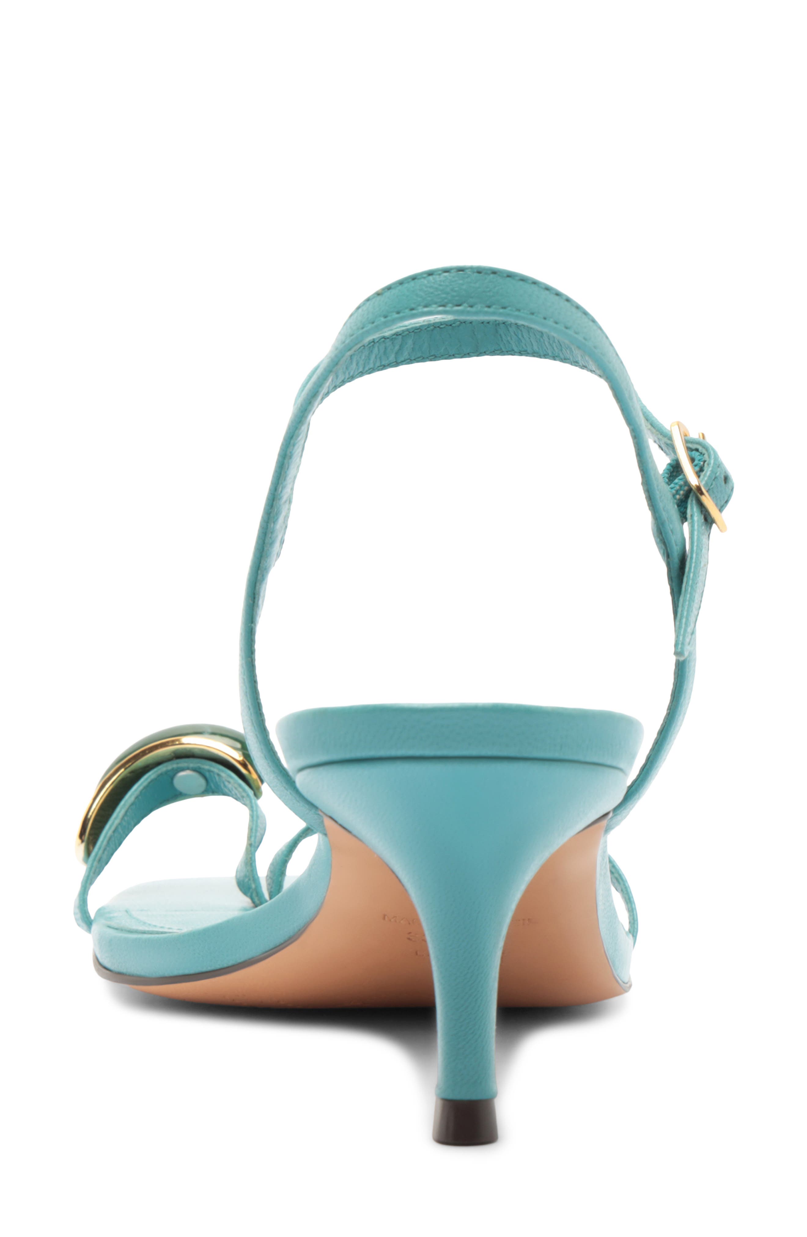 Arezzo Sofia Ankle Strap Sandal, Alternate, color, Blue Bloom