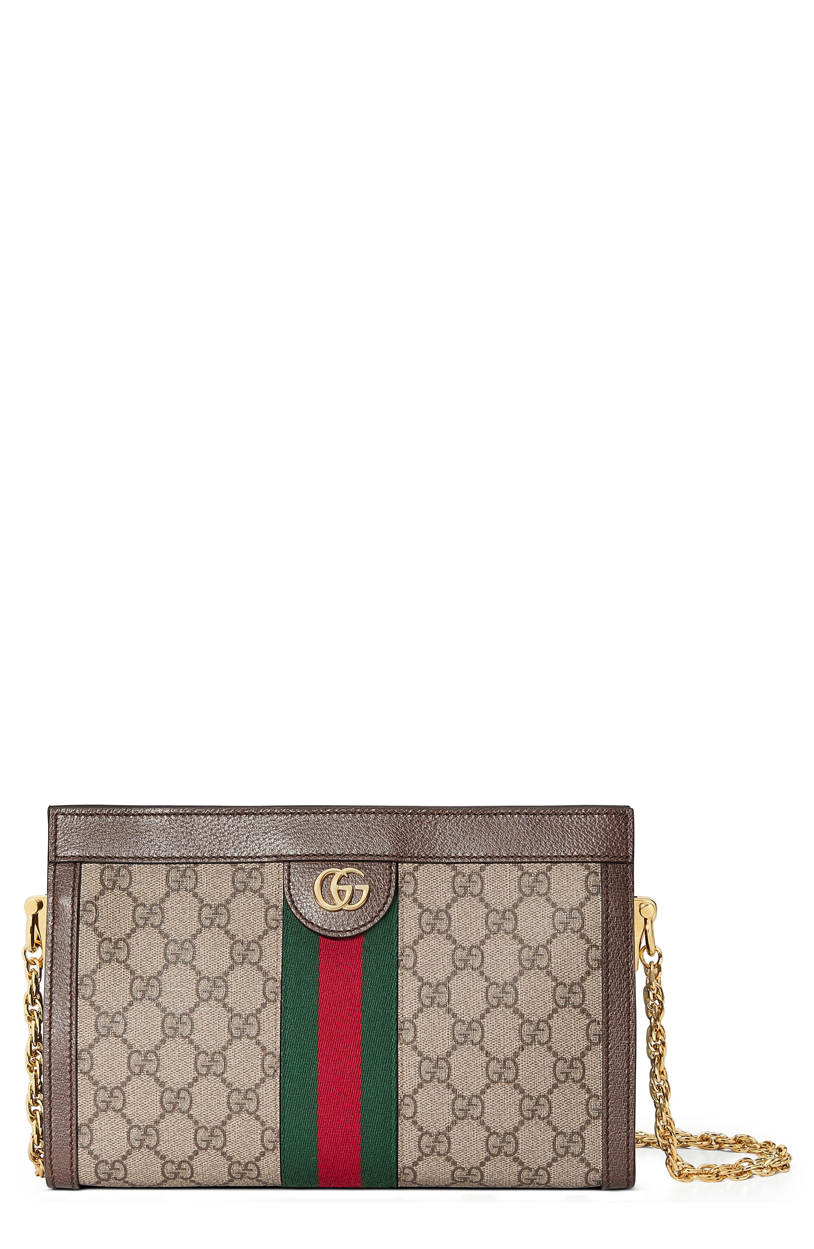 Gucci Small GG Supreme Shoulder Bag, Main, color, 