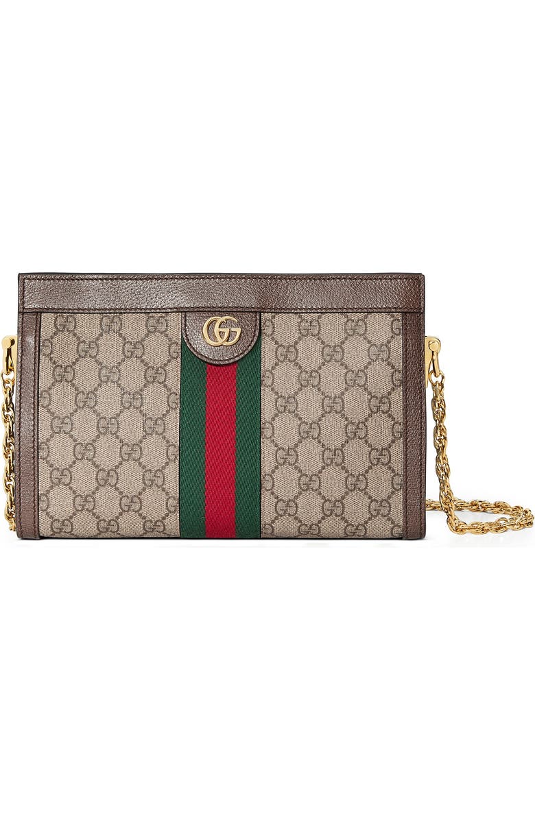 Gucci Small GG Supreme Shoulder Bag, Main, color,