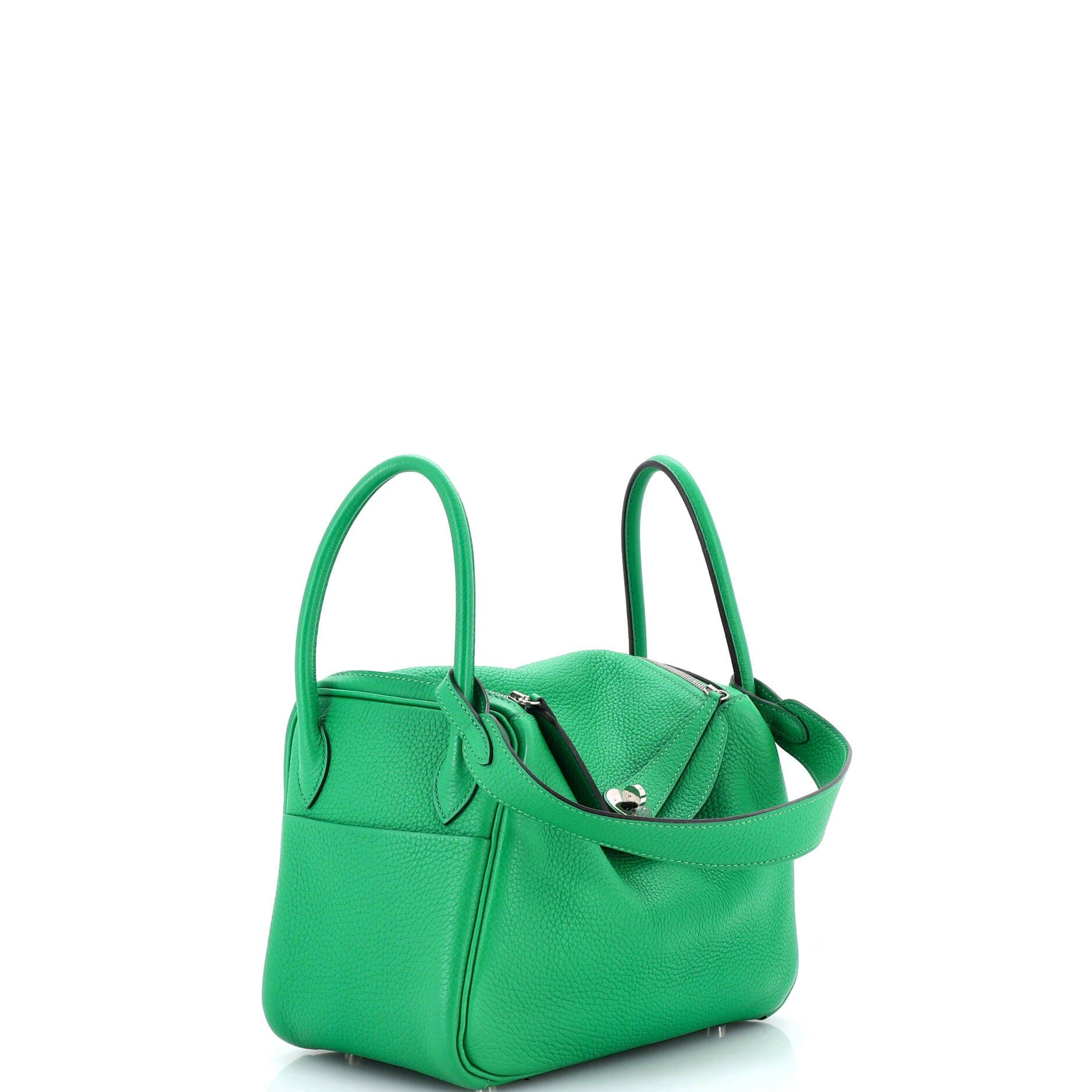Pre-Owned Hermes Lindy Bag Clemence 26, Alternate, color, Green