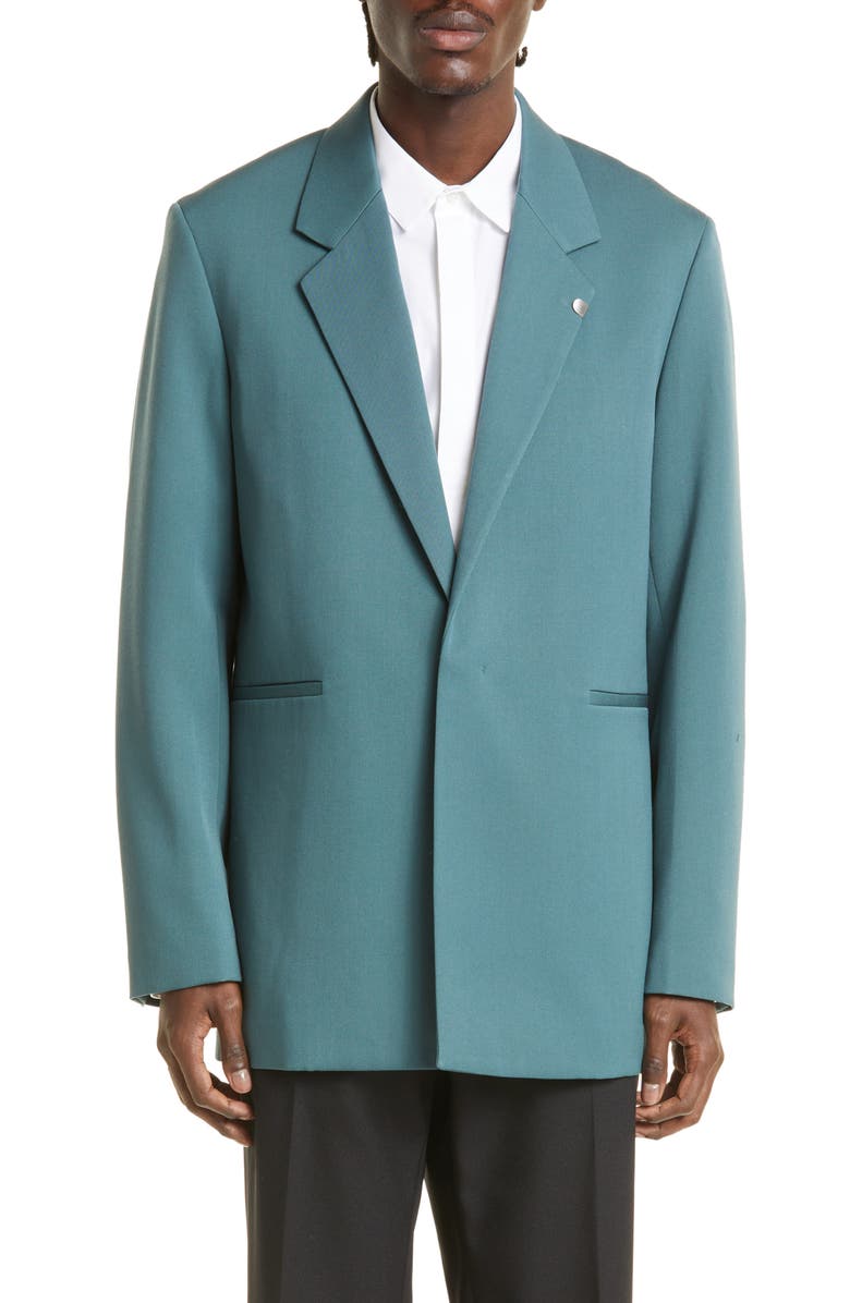 Jil Sander Compact Wool Jacket, Main, color, 