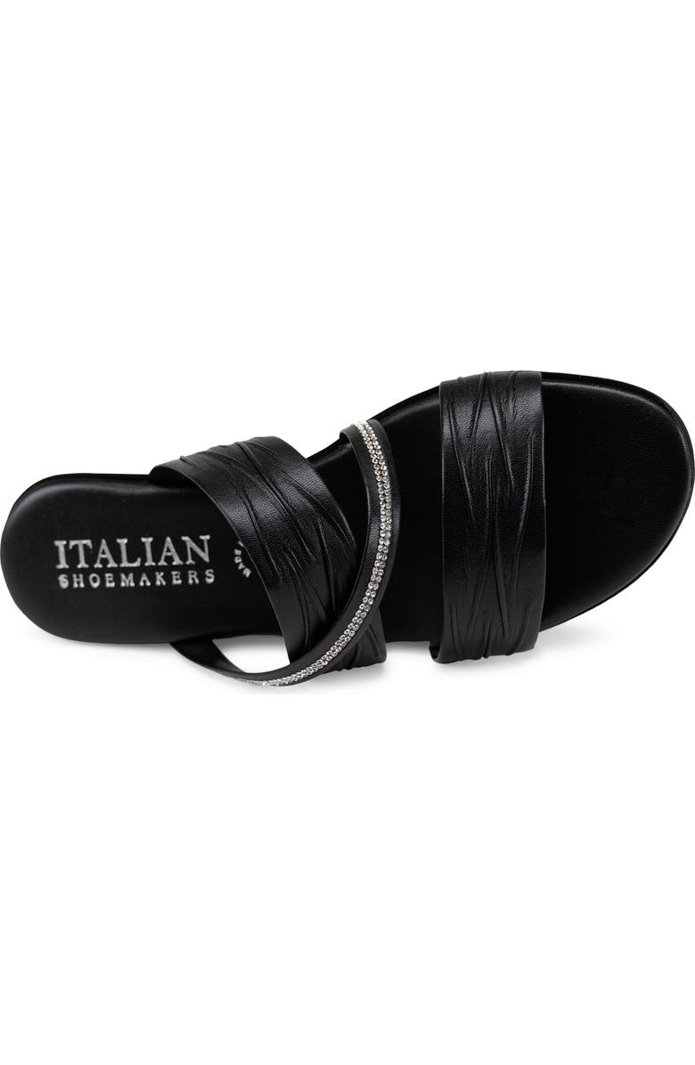 ITALIAN SHOEMAKERS Hollis Wedge Slide Sandal, Alternate, color, Black
