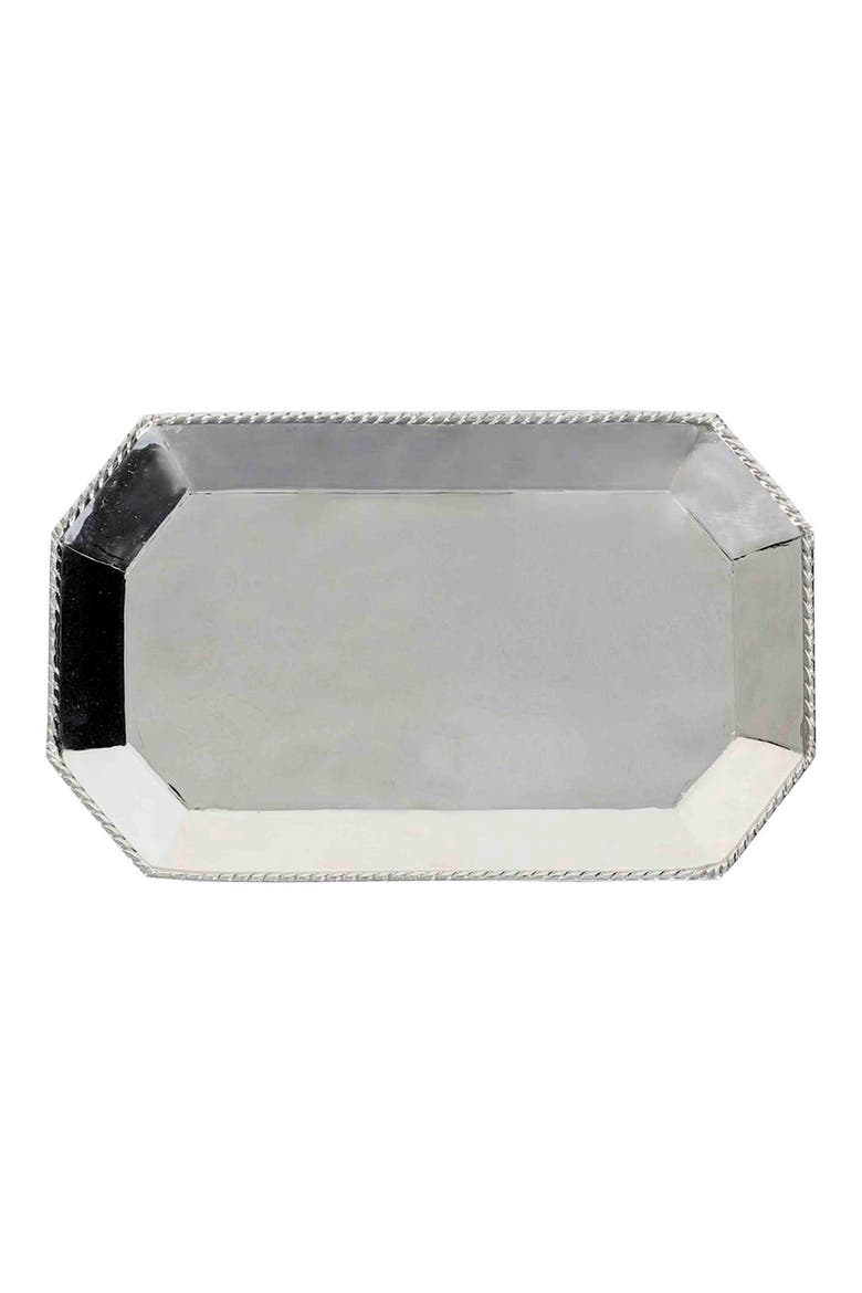 Graham Stainless Steel Octagonal Tray, Main, color, SILVER