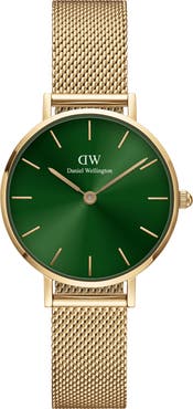 Daniel Wellington Petite Melrose Mesh Watch, 28mm