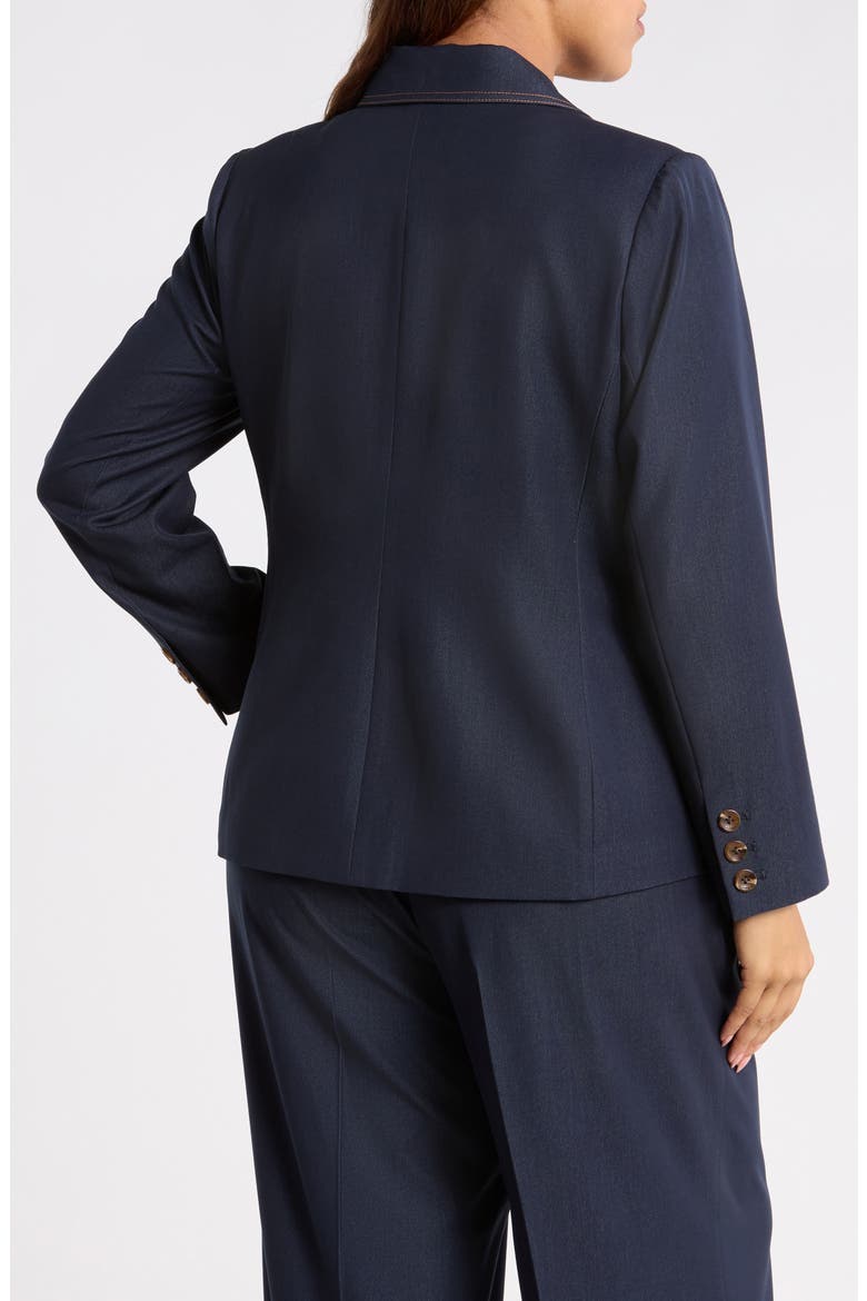 Denim Blazer, Alternate, color, DARK DENIM