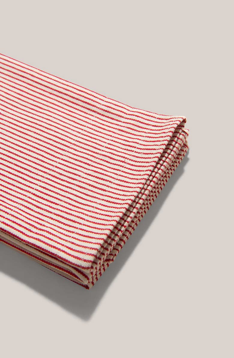 ATELIER SAUCIER Le Duet Set of 2 Stripe Reclaimed Tea Towels, Alternate, color, 