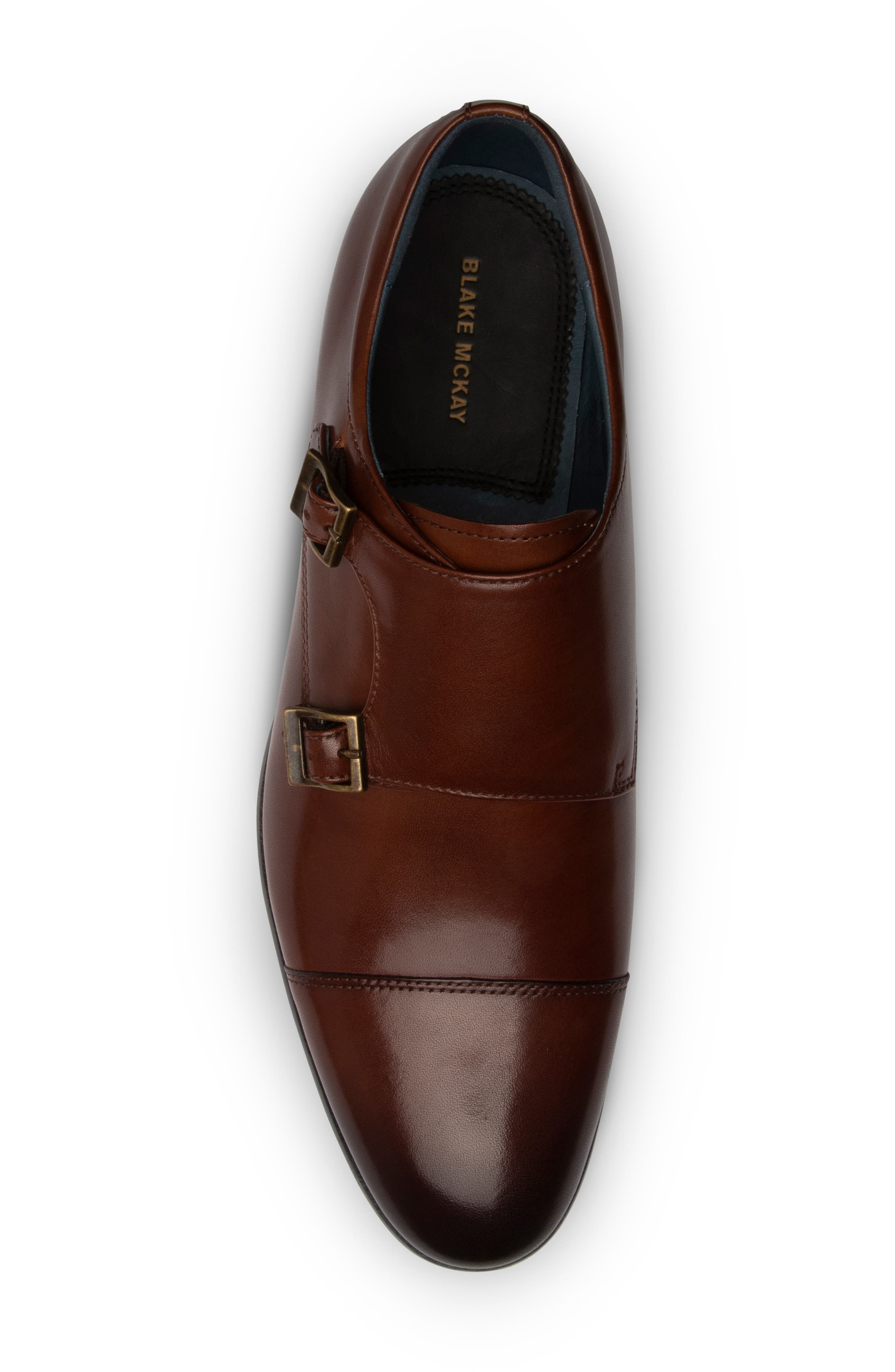 Blake Mckay Miles Double Monk Strap Loafer, Alternate, color, Brandy