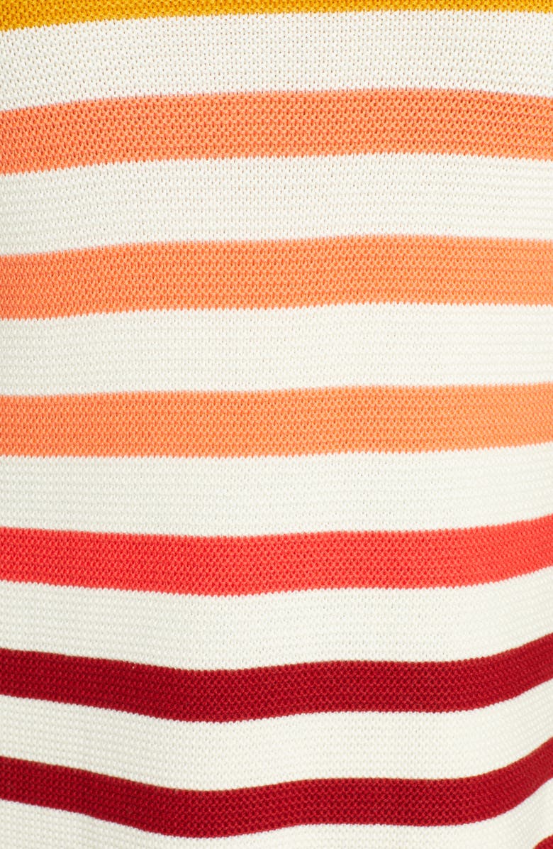 Lucky Brand Ombré Stripe Linen Blend Sweater Shell, Alternate, color, 