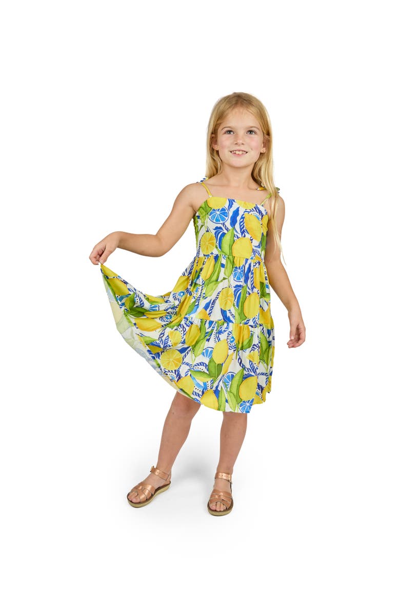 The Positano - Girls Resort Dress, Alternate, color, White
