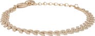 Bearfruit Jewelry Elara Chevron Link Bracelet Dainty Trendy Statement
