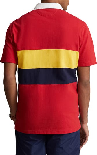 Polo Ralph Lauren Classic Fit Beach Logo Graphic Rugby Polo