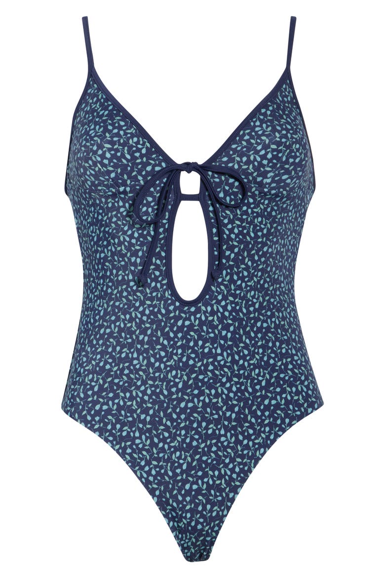 Soleil One-Piece Swimsuit, Alternate, color, DEEP NAVY