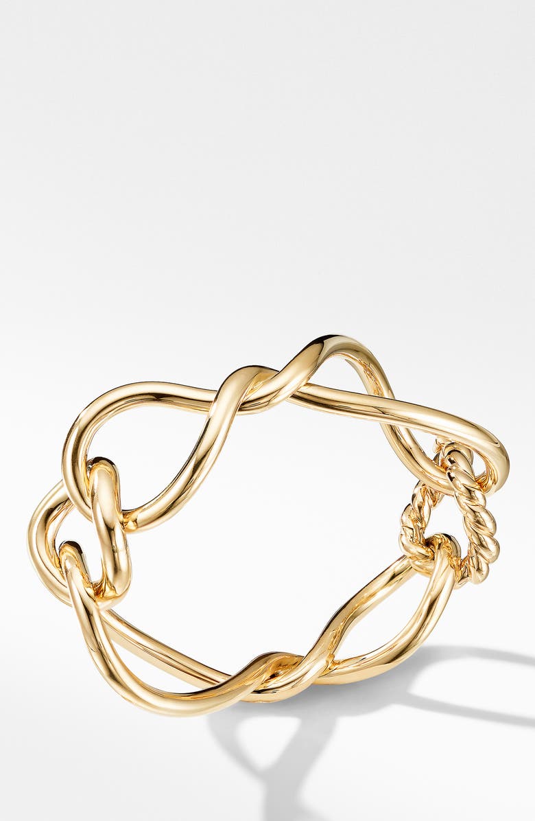 David Yurman Continuance Bold 18K Gold Bracelet, Main, color,