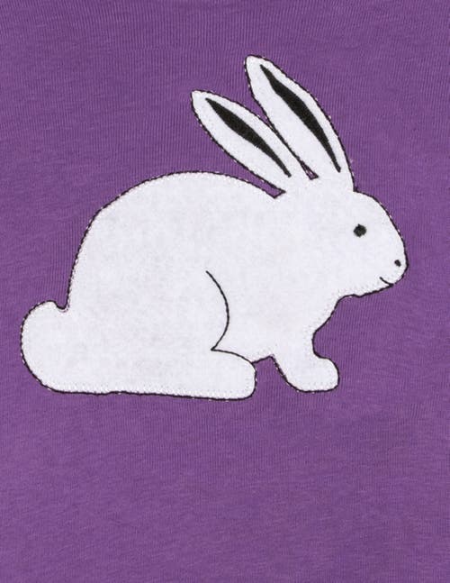Leveret Kids Cotton Two-piece Printed Holiday Pajamas In Purple