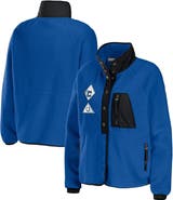 WEAR by Erin Andrews Women's WEAR by Erin Andrews Royal Indianapolis Colts Polar Fleece Raglan Full-Snap Jacket