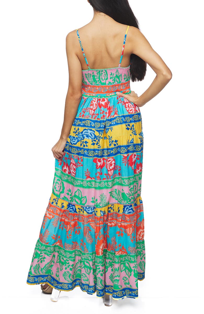 RANEES Bead Embellished Maxi Dress, Alternate, color, Blue