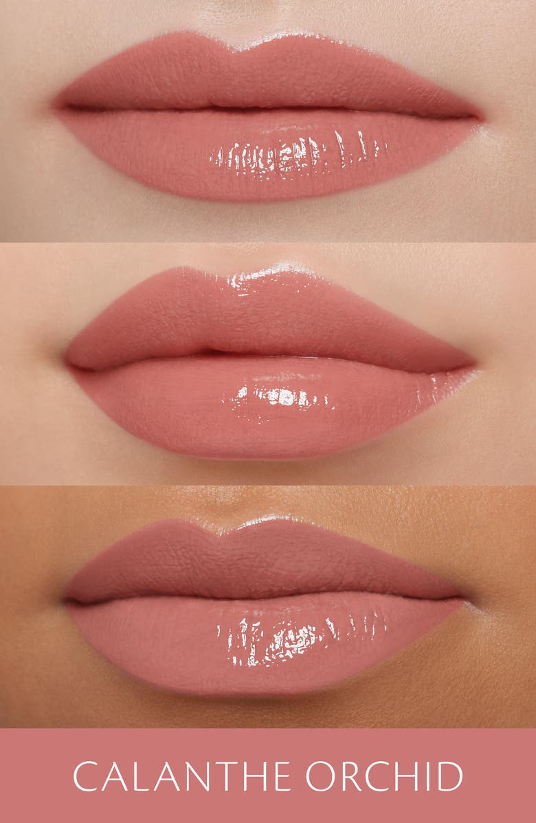 Clé de Peau Beauté Cream Rouge Shine Lipstick, Alternate, color, 201 - Calanthe Orchid