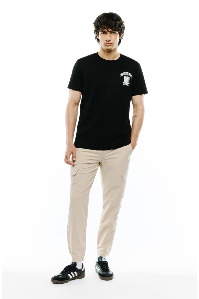 Nathaniel Back Graphic Pima Cotton Graphic T-Shirt, Alternate, color, BLACK