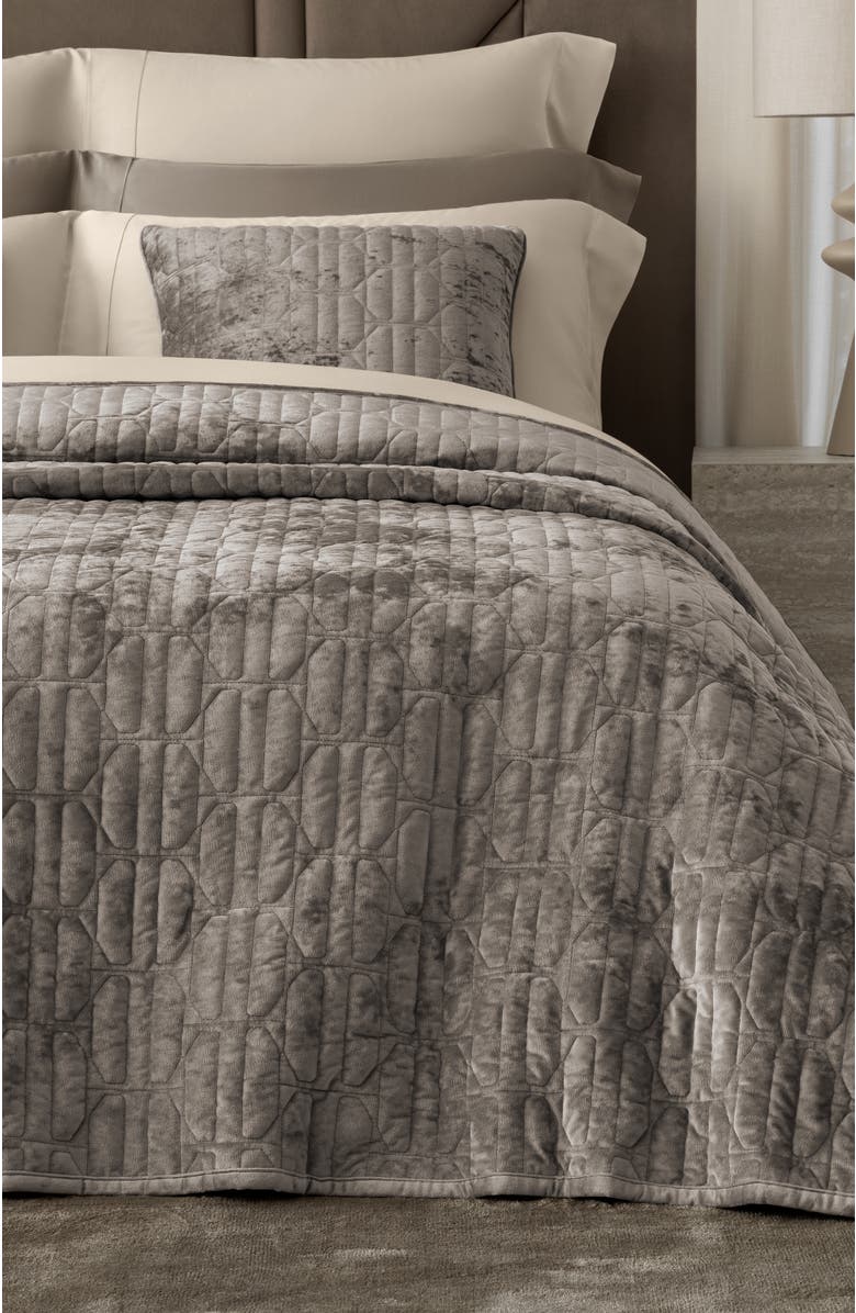 Togas Arnas Bedcover, Alternate, color, Grey