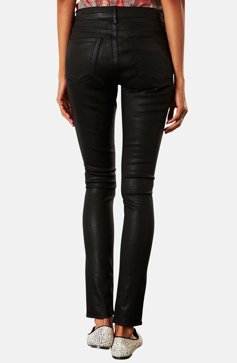 Topshop Moto 'Leigh' Coated Skinny Jeans, Alternate, color, 
