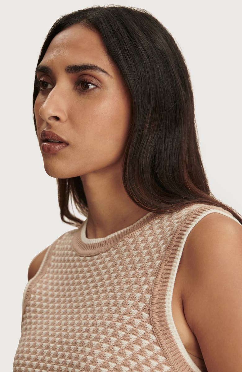 Varley Jenson Sleeveless Sweater, Alternate, color, Light Taupe