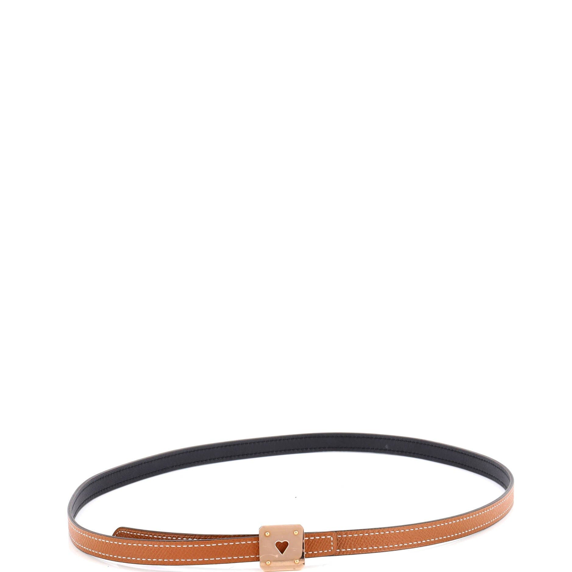 As de Coeur Reversible Belt Leather Thin, Alternate, color, Brown
