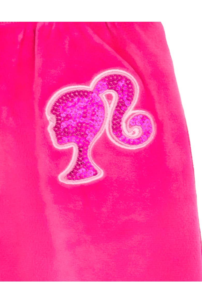 Velour Hoodie & Pants Set, Alternate, color, Pink