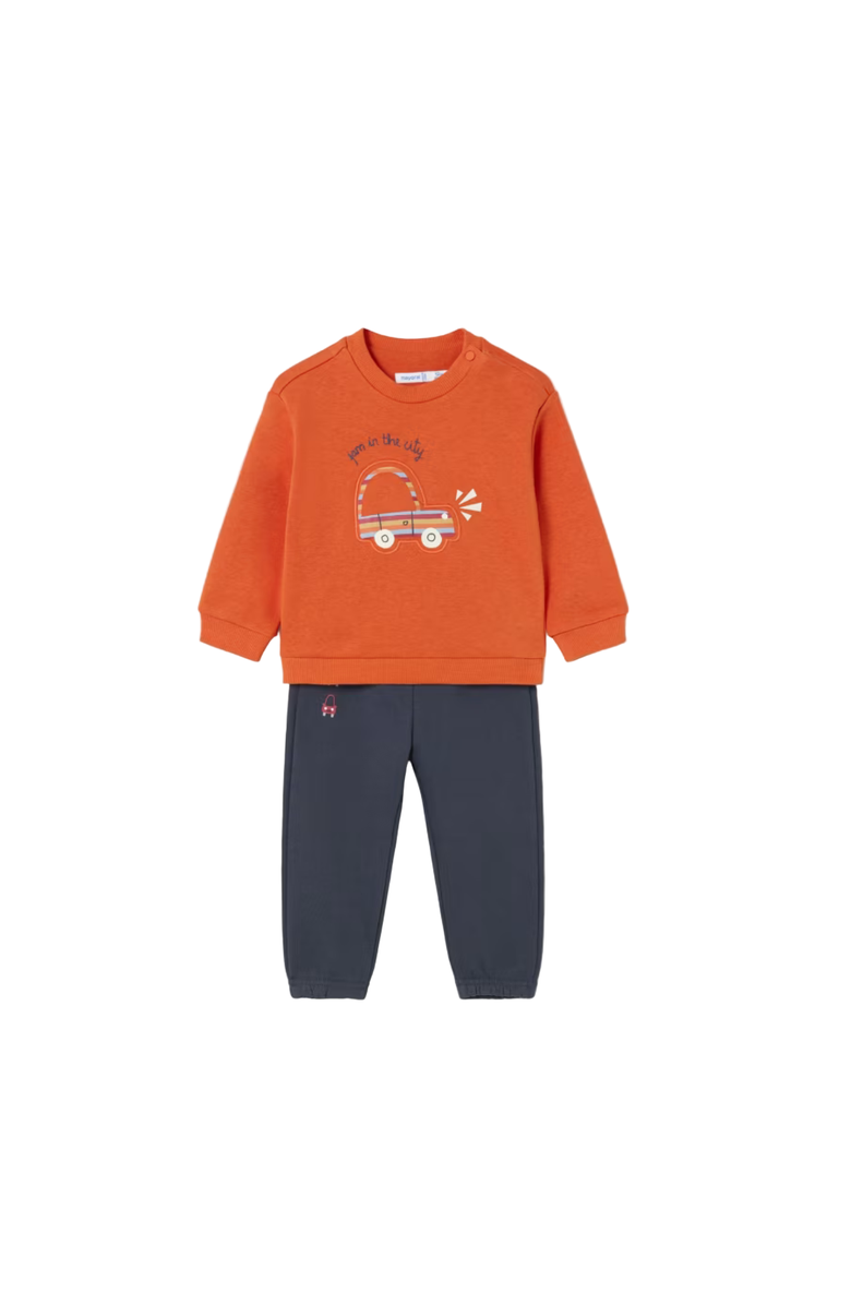 Mayoral Baby 2 Piece Car Tracksuit, Main, color,