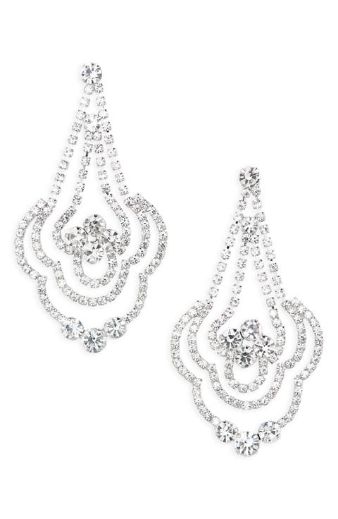 Fancy Chandelier Drop Earrings