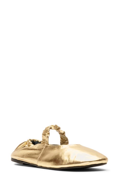 Frances Valentine Eloise Ballet Flat In Silver