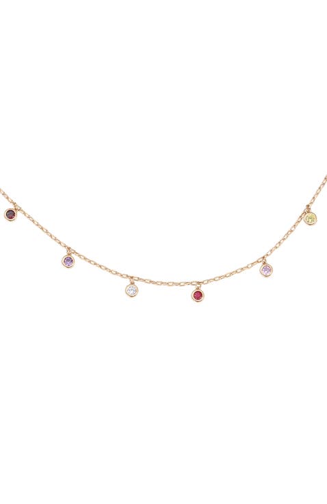 Rainbow Charm Necklace