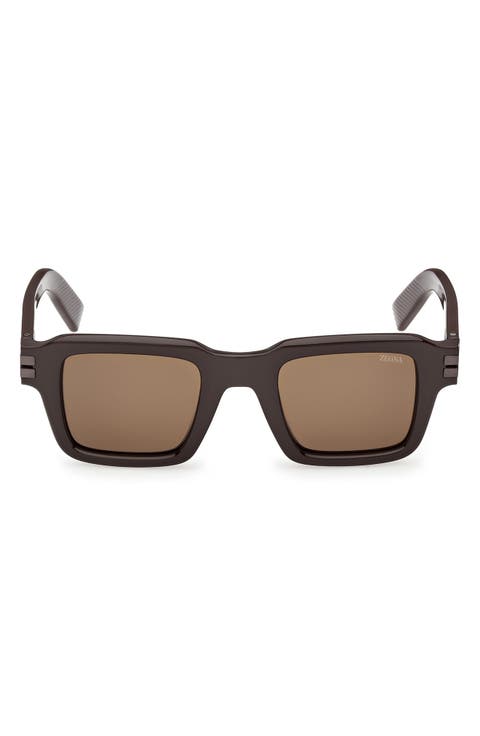 48mm Square Sunglasses