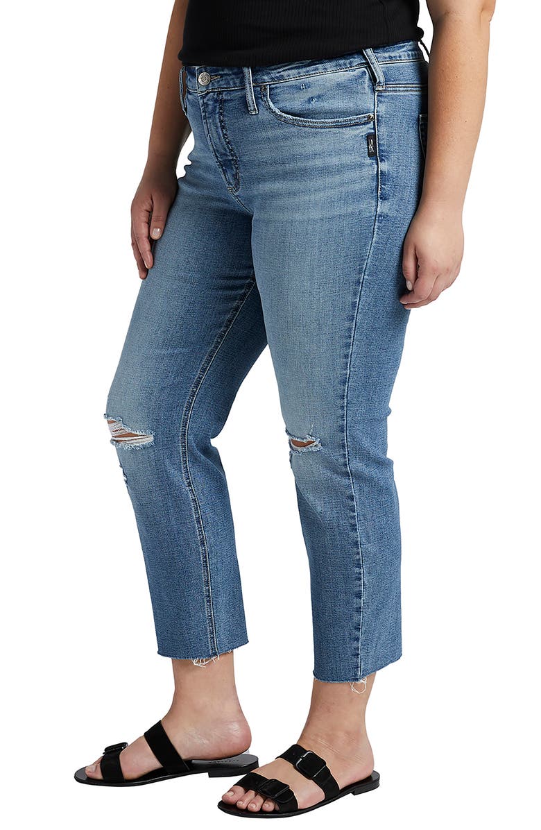 Silver Jeans Co. Most Wanted High Waist Skinny Jeans, Alternate, color,