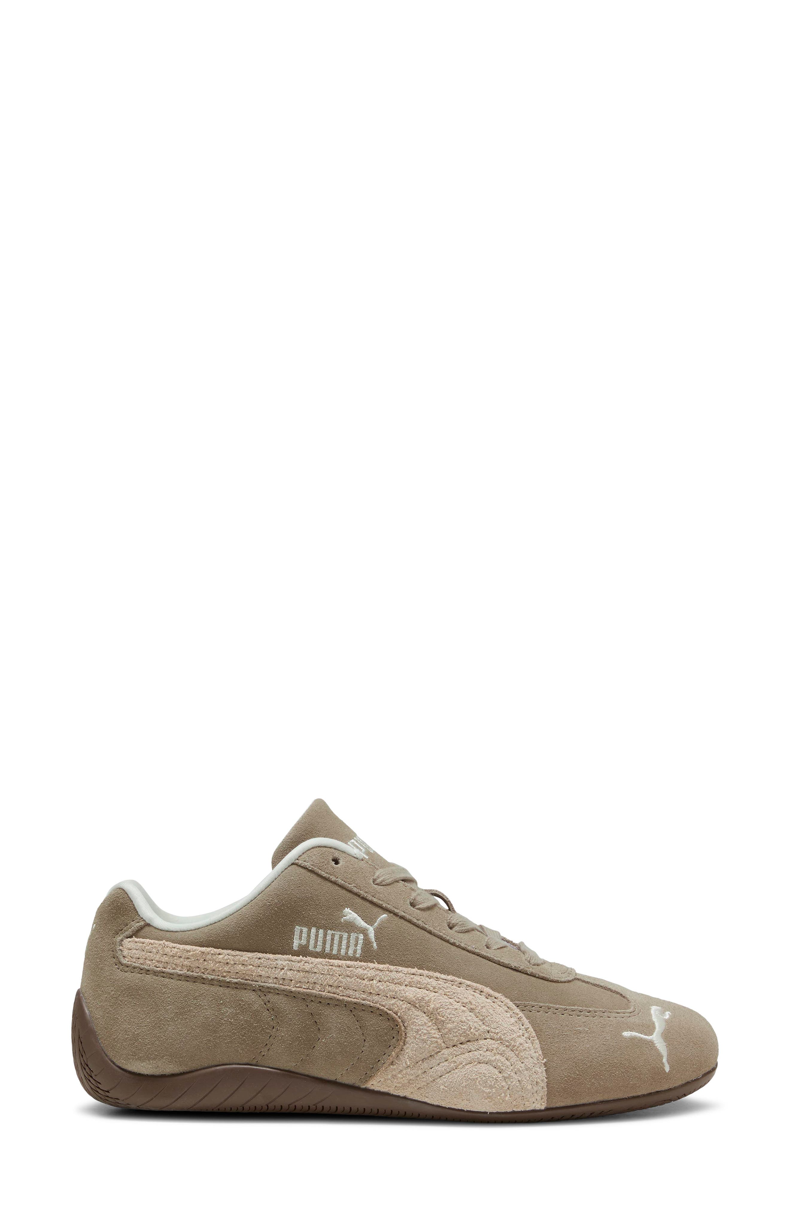Speedcat Elevated Leather Sneaker, Alternate, color, ICE COFFEE/ ALPINE SNOW