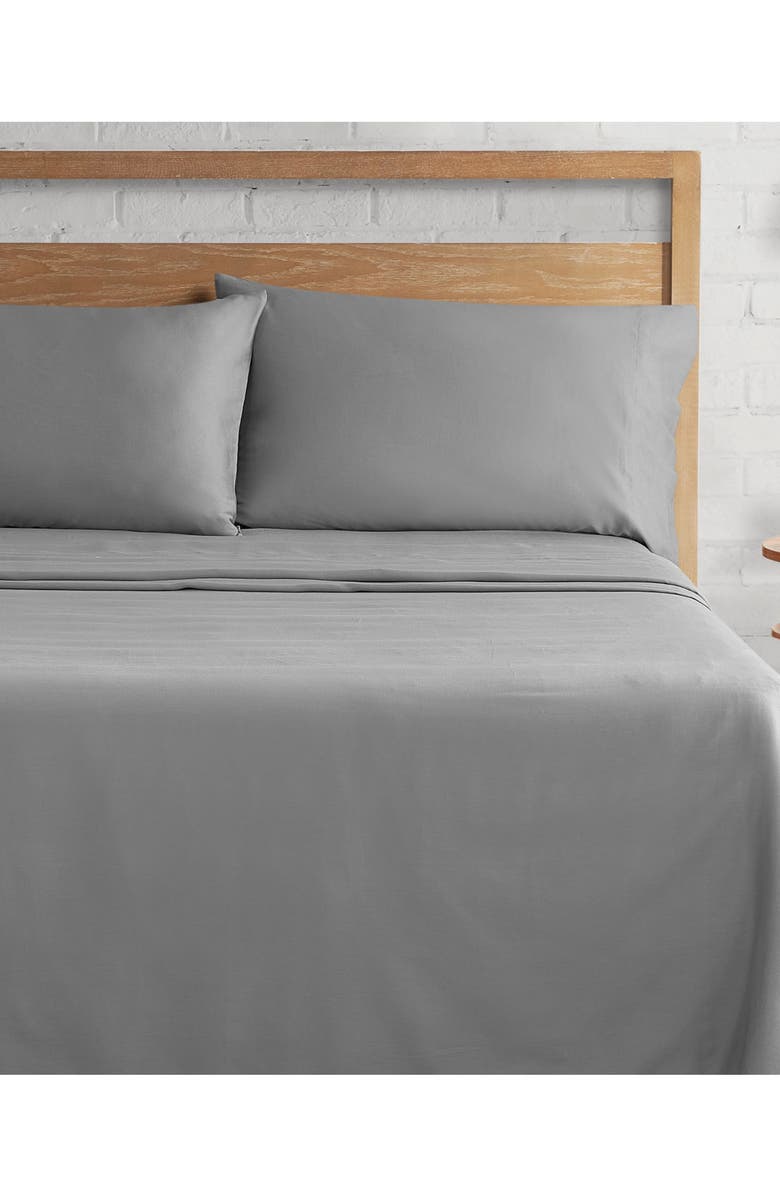Lucky Brand Serene Slumber Cotton Sateen Sheet Set, Alternate, color, 