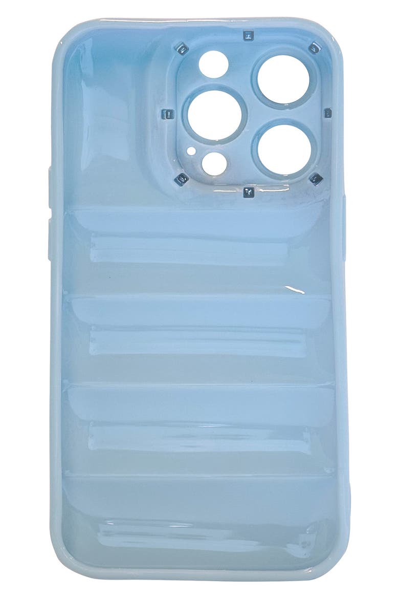Candy Puffer Baby Blue iPhone 14 Pro Case, Alternate, color, BABY BLUE