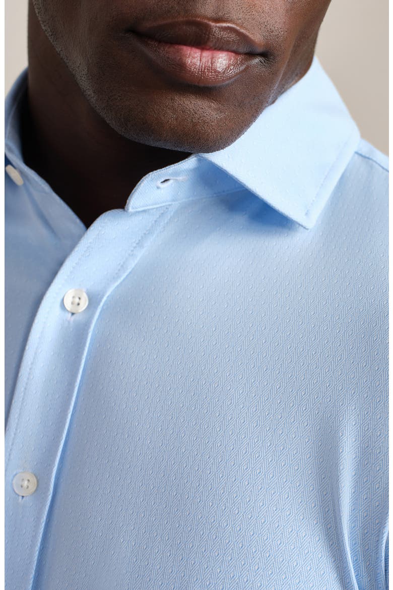 Commuter Slim Fit Button-Up Shirt, Alternate, color, BUSINESS BLUE DIAMOND GEO