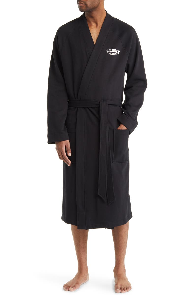 L.L.Bean 1912 Lightweight Fleece Robe, Main, color, 