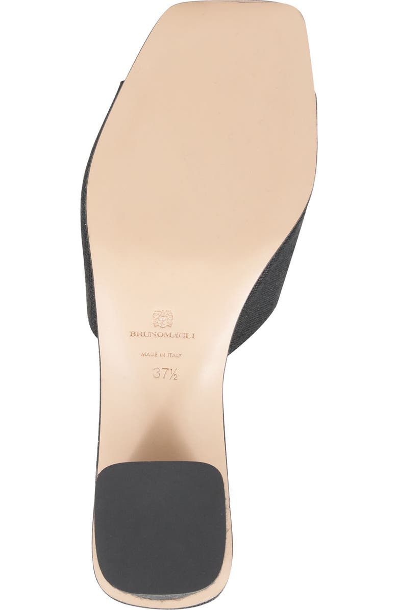 Bruno Magli Alessandra Sandal, Alternate, color, Black Linen