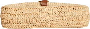 Saint Laurent Mini Le 5 à 7 Raffia Hobo | Nordstrom