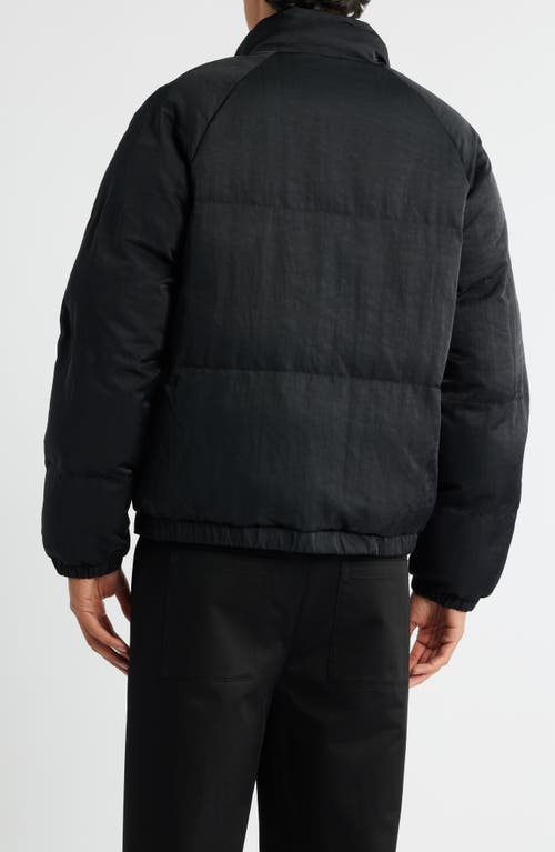 Krost Water Repellent Nylon Puffer Jacket In Black