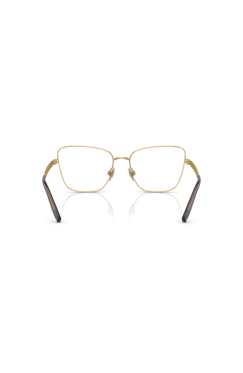 Dolce&Gabbana 57mm Butterfly optical glasses, Alternate, color, Gold