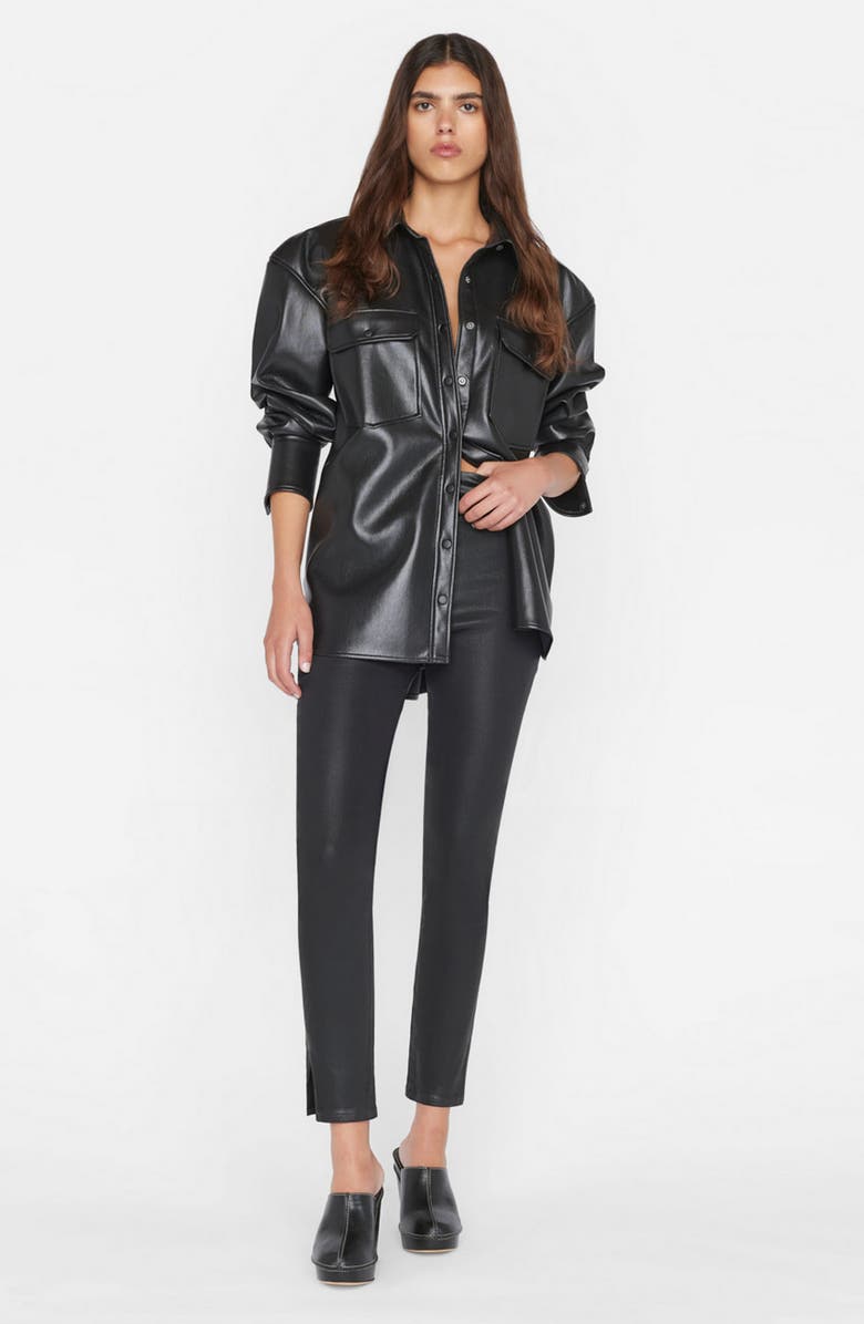 FRAME Coated Leggings, Alternate, color,