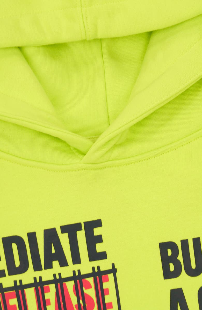 RtA Jordon Underground Graphic Hoodie, Alternate, color, Neon Underground